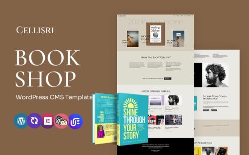 Cellieri - Book Author Multipurpose WordPress Elementor Theme theme free